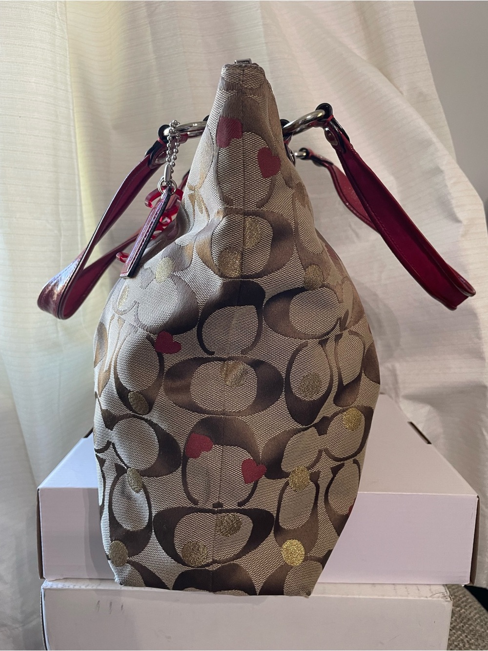 Coach Poppy 2010 Secret Admirer Tote Special Edition Valentine’s Day Coach Poppy - Picture 14 of 17